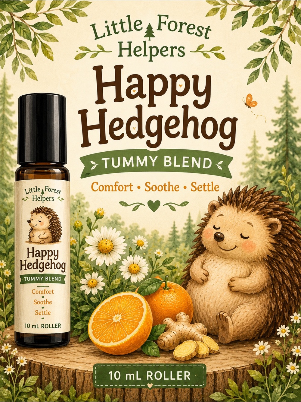 Little Forest Helpers Happy Hedgehog Tummy Blend Ages 2+